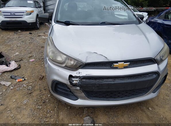 KL8CA6SA4JC472035 2018 CHEVROLET SPARK Silver Դիմացի տեսք
