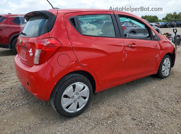 KL8CA6SA5JC479897 2018 CHEVROLET SPARK Red Trasero derecho