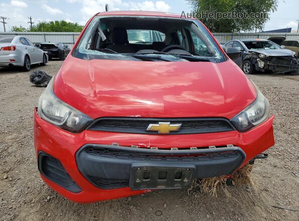 KL8CA6SA5JC479897 2018 CHEVROLET SPARK Red Vista frontal