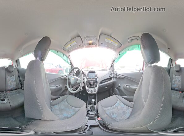 KL8CA6SA5JC479897 2018 CHEVROLET SPARK Red Vista de la etiqueta del VIN