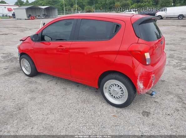 KL8CA6SA7JC442611 2018 CHEVROLET SPARK Red Rear left