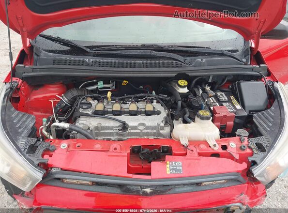 KL8CA6SA7JC442611 2018 CHEVROLET SPARK Red Rear view