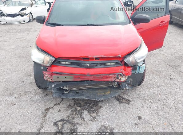 KL8CA6SA7JC442611 2018 CHEVROLET SPARK Red Rear interior view