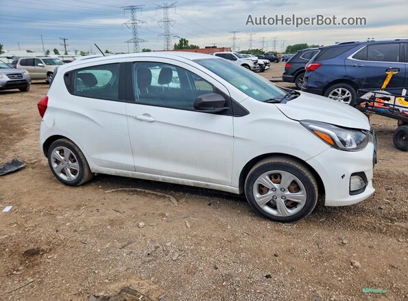 KL8CA6SA7KC719484 2019 CHEVROLET SPARK White Delantero derecho