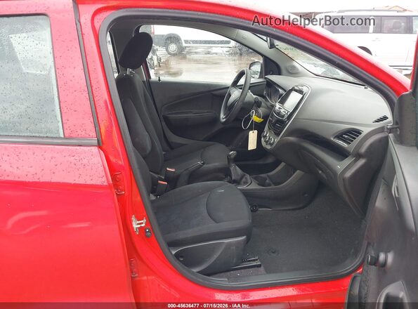 KL8CA6SA9HC839117 2017 CHEVROLET SPARK Red Front interior view
