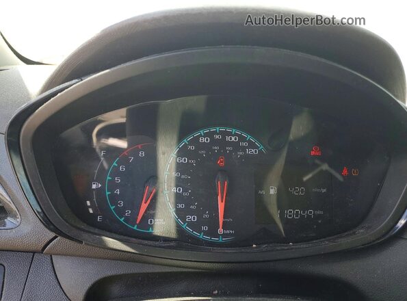 KL8CA6SAXHC763455 2017 CHEVROLET SPARK Gray Widok zestawu wskaźników