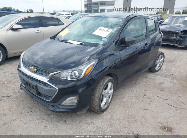 KL8CA6SAXKC701657 2019 CHEVROLET SPARK Black Առջևի ձախ երեք քառորդ տեսարան