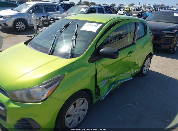 KL8CB6SA0GC605489 2016 CHEVROLET SPARK Green Вид спереду