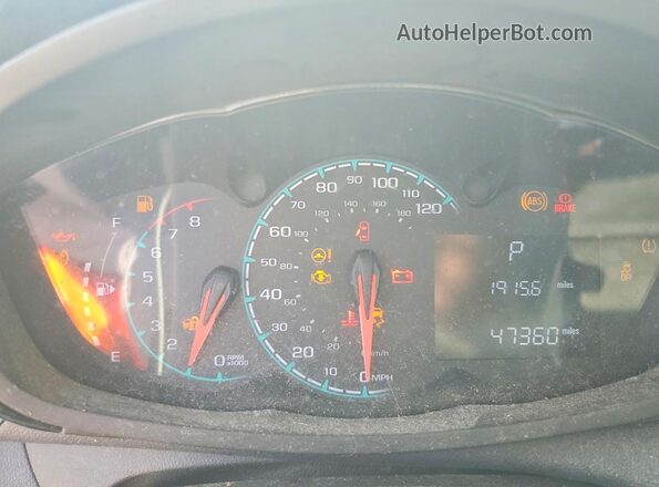 KL8CB6SA0HC764692 2017 CHEVROLET SPARK Фиолетовый Вид щитка приборов