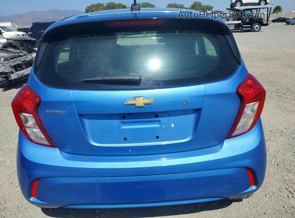 KL8CB6SA0JC421418 2018 CHEVROLET SPARK Blue Rear view