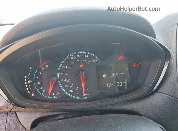 KL8CB6SA0JC421418 2018 CHEVROLET SPARK Blue Instrument cluster view