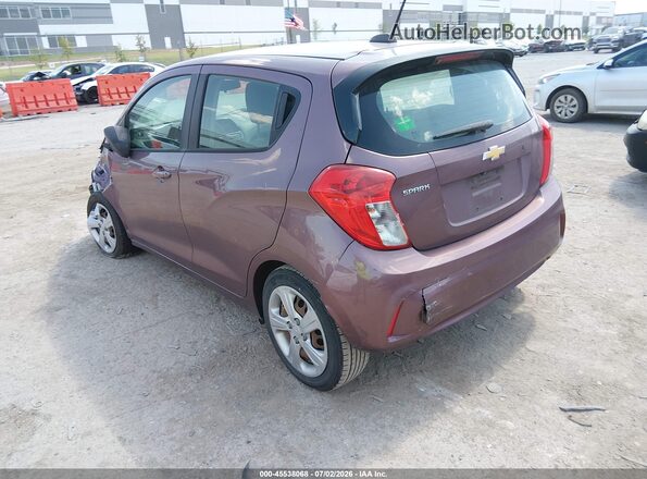 KL8CB6SA0KC706489 2019 CHEVROLET SPARK Purple უკანა მარცხენა