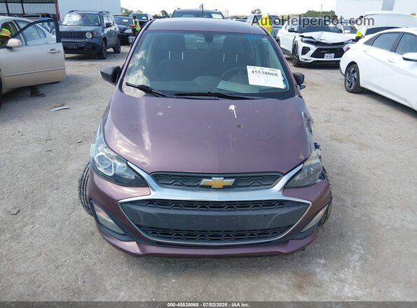 KL8CB6SA0KC706489 2019 CHEVROLET SPARK Purple ხელსაწყოთა პანელის ხედი
