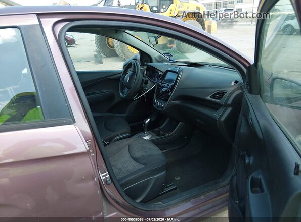 KL8CB6SA0KC706489 2019 CHEVROLET SPARK Purple წინა სალონის ხედი