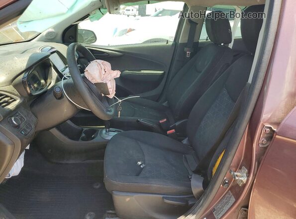 KL8CB6SA0KC767373 2019 CHEVROLET SPARK Purple Вид салону спереду