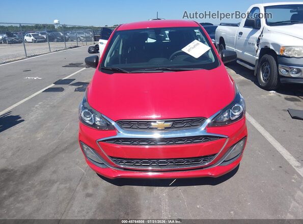 KL8CB6SA0LC413788 2020 CHEVROLET SPARK Red Widok zestawu wskaźników