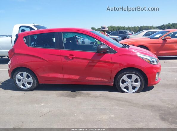KL8CB6SA0LC413788 2020 CHEVROLET SPARK Red Widok wnętrza z tyłu