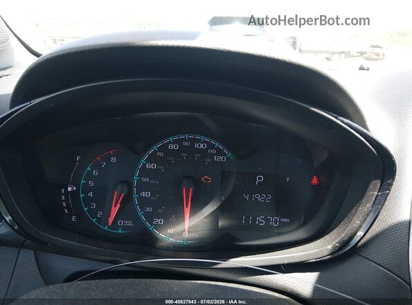 KL8CB6SA1GC562944 2016 CHEVROLET SPARK White Вид задніх сидінь