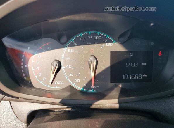 KL8CB6SA1GC616906 2016 CHEVROLET SPARK Blue Вид щитка приладів