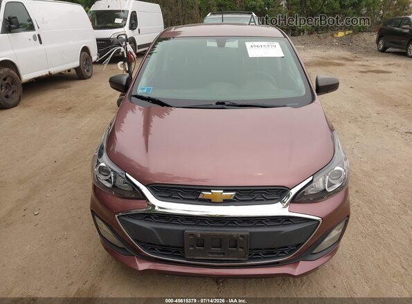 KL8CB6SA1KC804902 2019 CHEVROLET SPARK Red Vista del cuadro de instrumentos