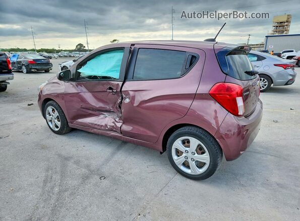 KL8CB6SA1LC456603 2020 CHEVROLET SPARK Burgundy Հետևի ձախ