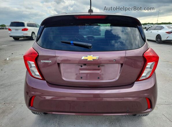 KL8CB6SA1LC456603 2020 CHEVROLET SPARK Burgundy Հետևի տեսք
