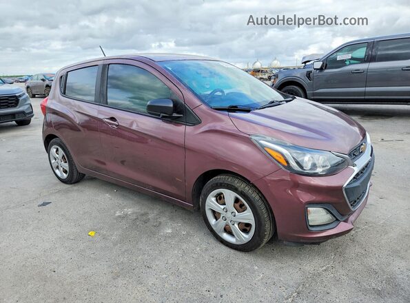 KL8CB6SA1LC456603 2020 CHEVROLET SPARK Burgundy Առջևի աջ
