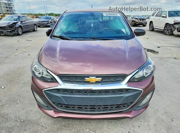 KL8CB6SA1LC456603 2020 CHEVROLET SPARK Burgundy Դիմացի տեսք