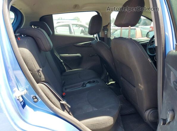 KL8CB6SA2GC634590 2016 CHEVROLET SPARK Blue Widok tylnych siedzeń
