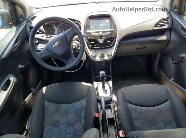 KL8CB6SA2GC634590 2016 CHEVROLET SPARK Blue Widok deski rozdzielczej