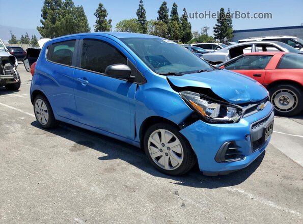 KL8CB6SA2GC634590 2016 CHEVROLET SPARK Blue Przód prawy