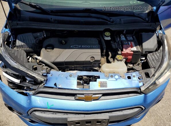 KL8CB6SA2GC634590 2016 CHEVROLET SPARK Blue Widok wnętrza z tyłu
