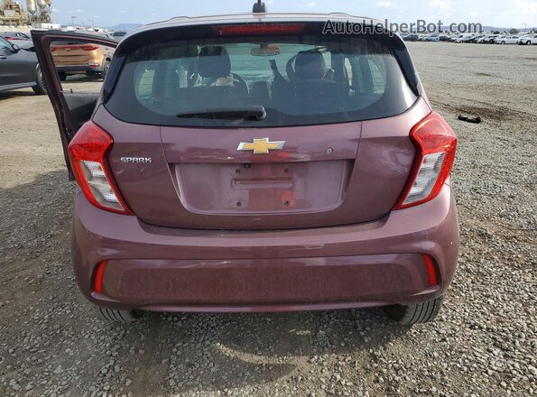 KL8CB6SA2LC451989 2020 CHEVROLET SPARK Maroon Widok z tyłu