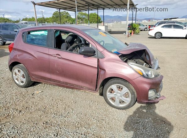 KL8CB6SA2LC451989 2020 CHEVROLET SPARK Maroon Przód prawy