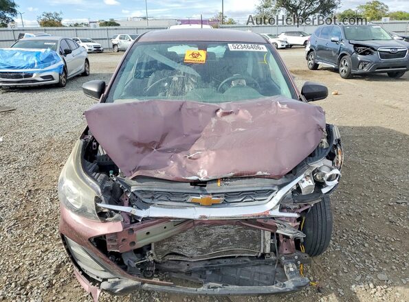 KL8CB6SA2LC451989 2020 CHEVROLET SPARK Maroon Widok z przodu