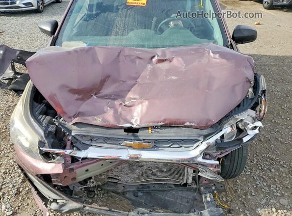 KL8CB6SA2LC451989 2020 CHEVROLET SPARK Maroon Widok wnętrza z tyłu