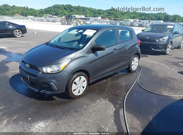 KL8CB6SA3HC744081 2017 CHEVROLET SPARK Gray Vista tres cuartos delantera izquierda