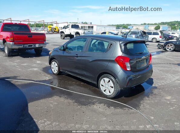 KL8CB6SA3HC744081 2017 CHEVROLET SPARK Gray Trasero izquierdo