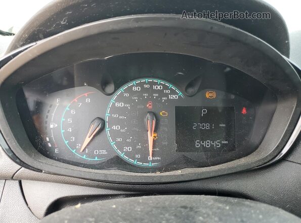 KL8CB6SA3HC783950 2017 CHEVROLET SPARK Серый Вид щитка приборов