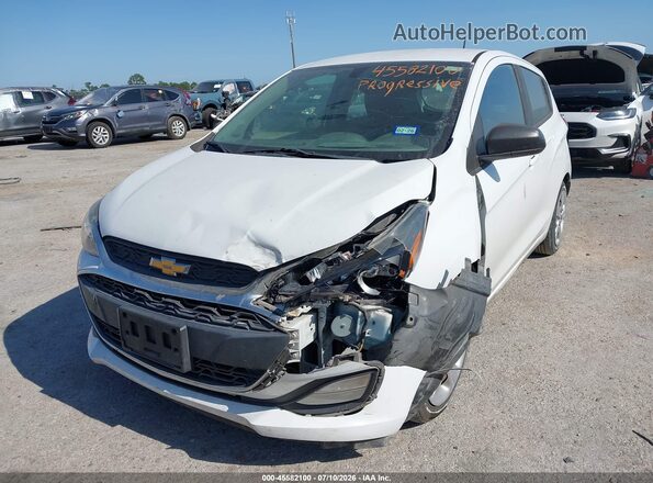 KL8CB6SA3KC729734 2019 CHEVROLET SPARK Белый Передняя левая четверть