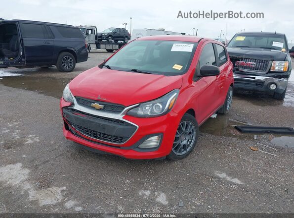 KL8CB6SA3LC458448 2020 CHEVROLET SPARK Красный Передняя левая четверть