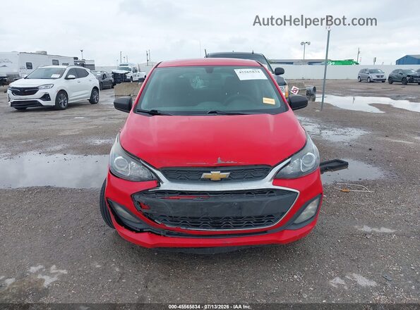 KL8CB6SA3LC458448 2020 CHEVROLET SPARK Красный Вид щитка приборов