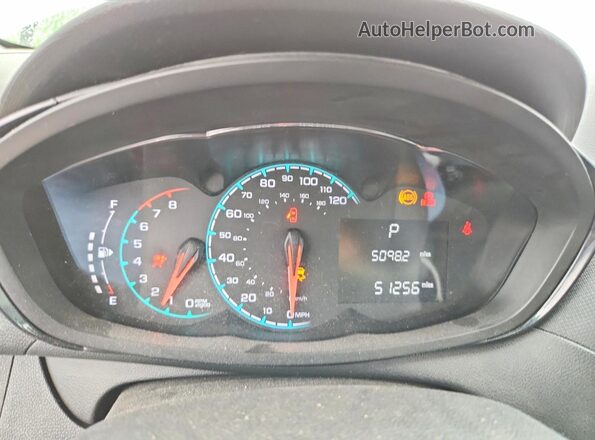 KL8CB6SA3MC713956 2021 CHEVROLET SPARK White Instrument cluster view