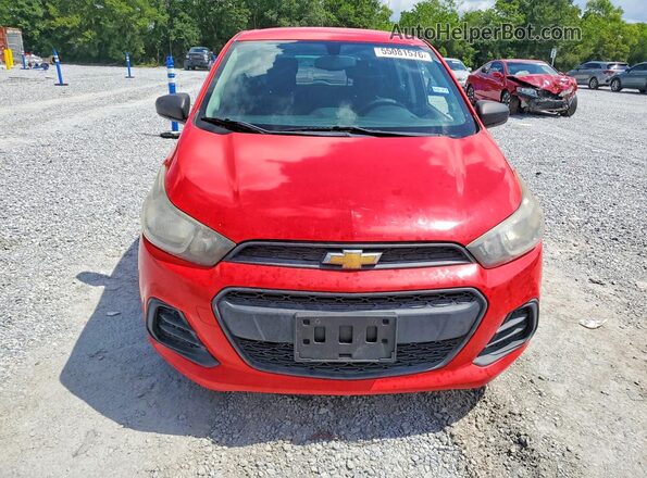 KL8CB6SA4GC585666 2016 CHEVROLET SPARK Red Вид спереду
