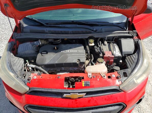 KL8CB6SA4GC585666 2016 CHEVROLET SPARK Red Вид підкапотного простору