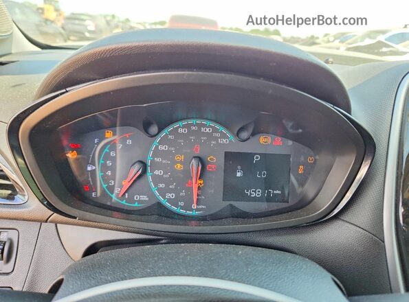KL8CB6SA4GC603230 2016 CHEVROLET SPARK Black Вид щитка приладів