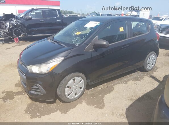 KL8CB6SA4HC832329 2017 CHEVROLET SPARK Черный Передняя левая четверть