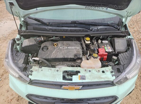KL8CB6SA4JC471660 2018 CHEVROLET SPARK Turquoise Widok wnętrza z tyłu