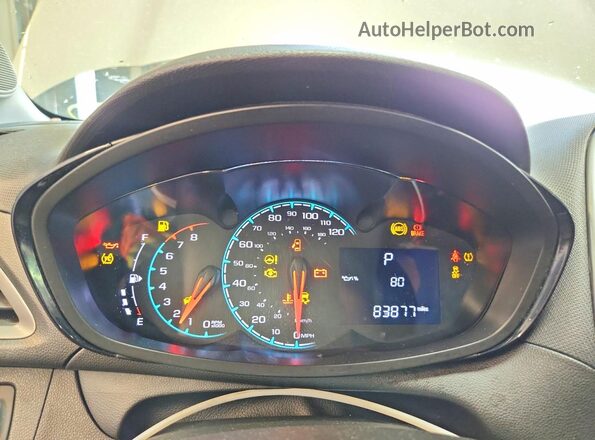 KL8CB6SA4KC809320 2019 CHEVROLET SPARK Cream Vista del cuadro de instrumentos