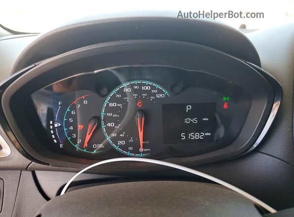 KL8CB6SA4KC810662 2019 CHEVROLET SPARK White Սարքավորումների վահանակի տեսք